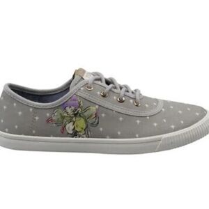 NWOT Toms Light Gray Cartoon Sneakers
